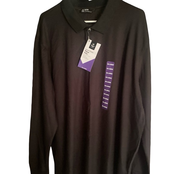 Member's Mark Other - Black long sleeve Polo Shirt